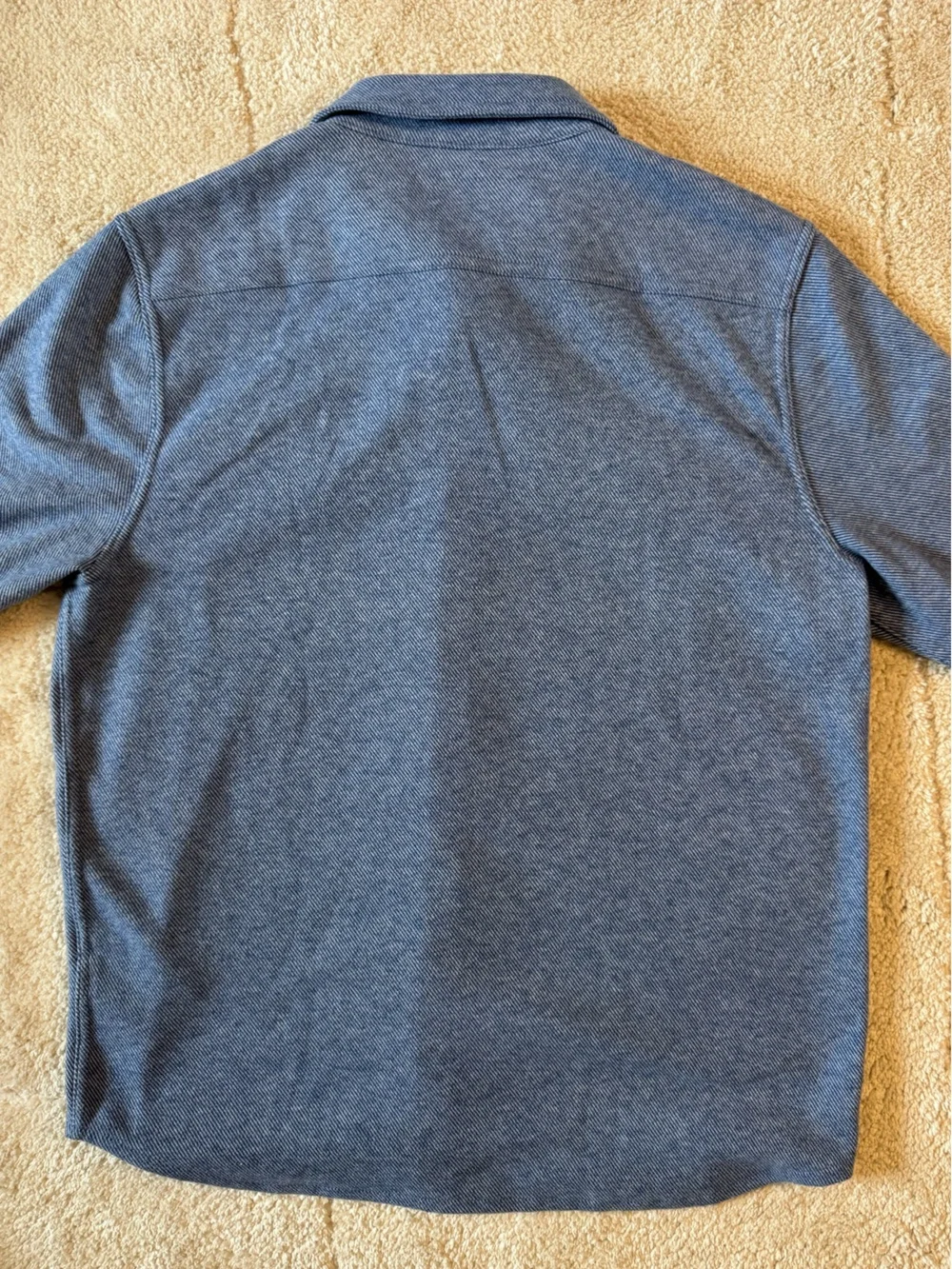 J. Crew Soft Blue Herringbone Flannel